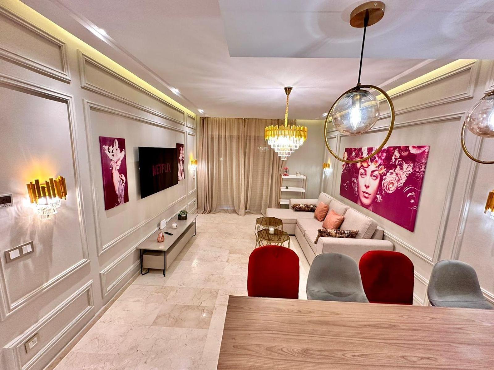 Appartement Luxueux Avec Piscine 10 Minutes Du Centre Ville Marrakesh Esterno foto