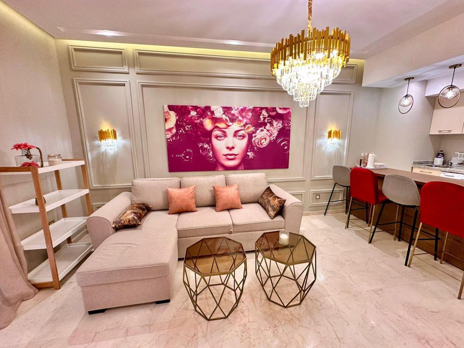 Appartement Luxueux Avec Piscine 10 Minutes Du Centre Ville Marrakesh Esterno foto