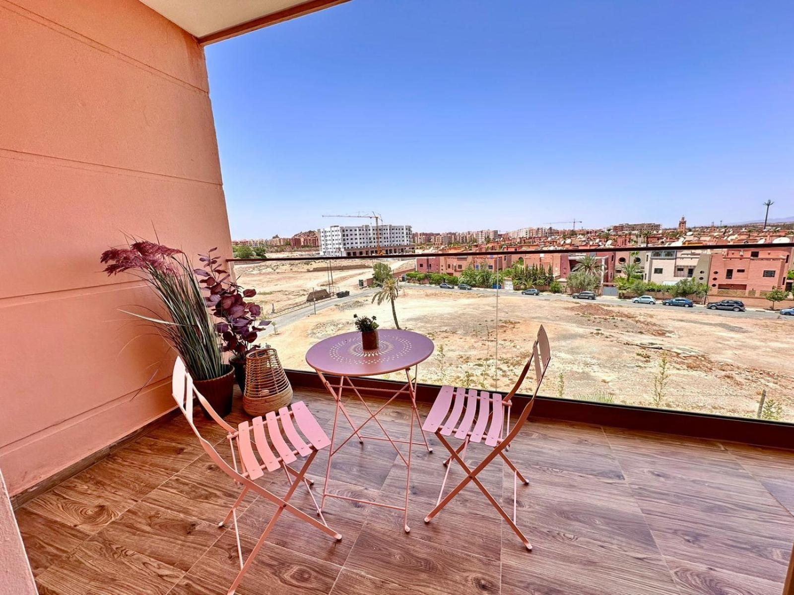 Appartement Luxueux Avec Piscine 10 Minutes Du Centre Ville Marrakesh Esterno foto