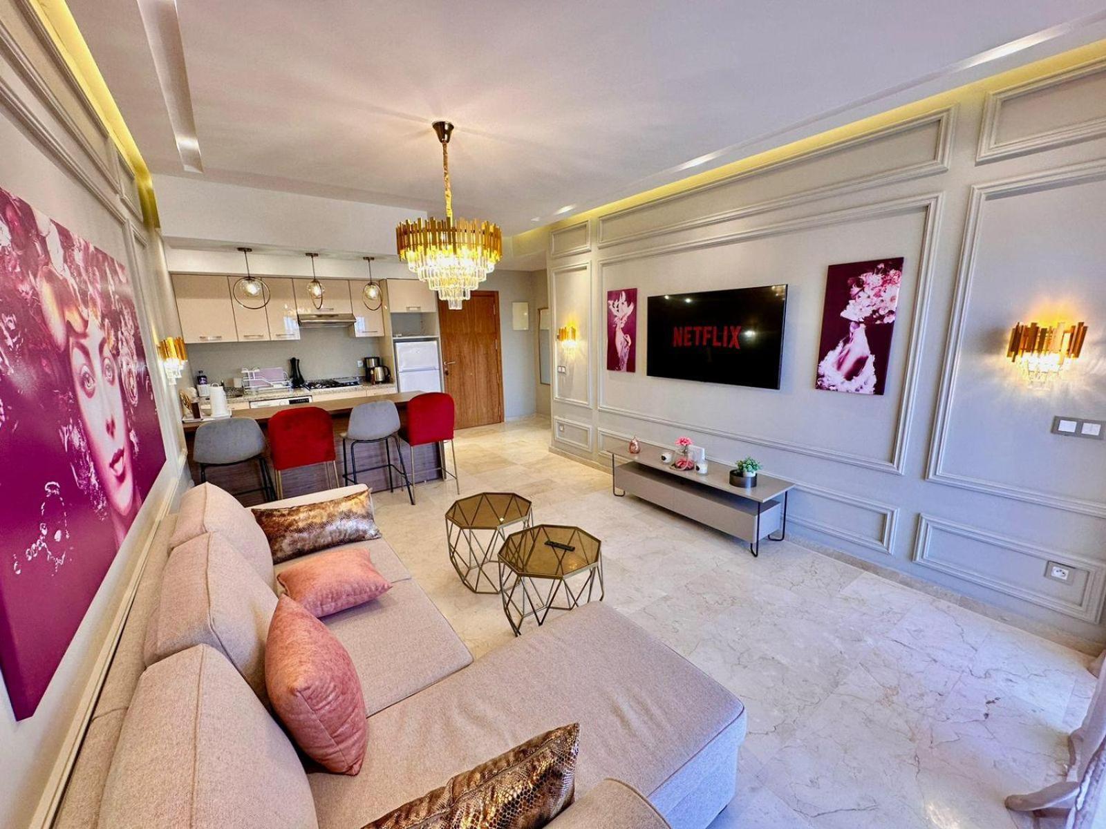 Appartement Luxueux Avec Piscine 10 Minutes Du Centre Ville Marrakesh Esterno foto